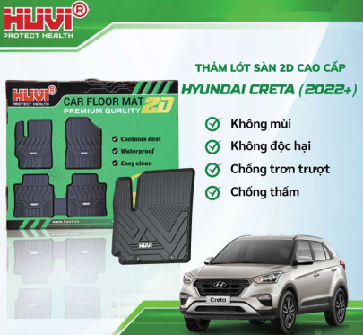 Thảm lót sàn xe ô tô Hyundai Creta 2D Cao Cấp